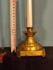 Özgün model avrupa pirinç şamdan