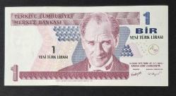 8. Emisyon 1 YTL A27 ÇA KAĞIT PARA