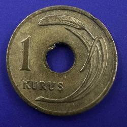 Delikli 1 Kuruş 1948