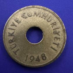 Delikli 1 Kuruş 1948