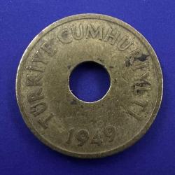 Delikli 1 Kuruş 1949