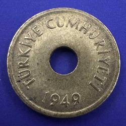 Delikli 1 Kuruş 1949