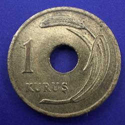 Delikli 1 Kuruş 1949