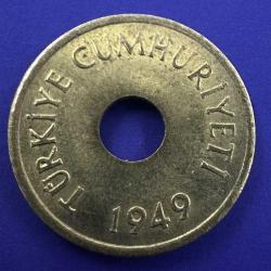 Delikli 1 Kuruş 1949