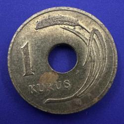 Delikli 1 Kuruş 1949