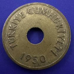 Delikli 1 Kuruş 1950