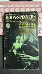 THE MOON_SPINNERS - THE BIG NEW SUSPENSE BESTSELLER - BY MARY STEWART - CREST BOOKS 1964 - İNGİLİZCE KİTAP ÖN KAPAKTA UFAK BİR KARALAMA VAR...