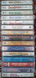 Orhan Gencebay kaset lotu (13 adet kaset + 3 adet kartonet)