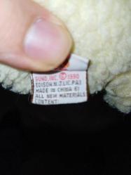 1990 Baby Gund Kuzu Peluş Figür
