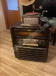 ANTİKA Grundig hifi zauberklang müzik dolabı