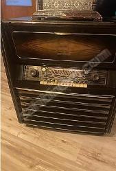 ANTİKA Grundig hifi zauberklang müzik dolabı