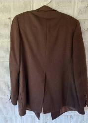 Vintage Kruvaze Erkek Ceket,Yün Karışımlı,MeisterKlasse Avrupa