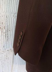 Vintage Kruvaze Erkek Ceket,Yün Karışımlı,MeisterKlasse Avrupa