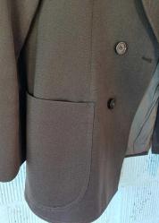 Vintage Kruvaze Erkek Ceket,Yün Karışımlı,MeisterKlasse Avrupa