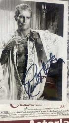 charlton heston İMZALI FOTOĞRAFI VE BELGELERİ