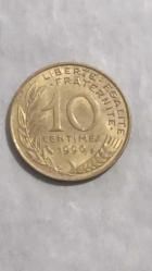 1990  FRANSA  10  CENTIMES