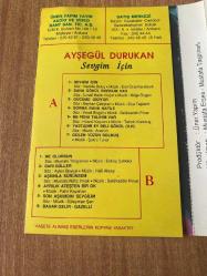 Ayşegül Durukan - Sevgim İçin Kağıt Baskı Kaset