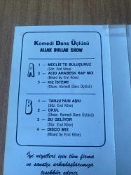 Komedi Dans Üçlüsü - Allak Bullak Show Kağıt Baskı Kaset