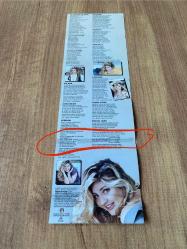 Sibel Can - Hatırasıdır Kaset ( İşaretli fotoğrafta, kartonet sayfa birleşim yerinde bant var )