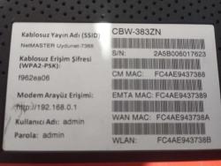 Türksat Netmaster CBW-383ZN Kablonet Modem (Başarılı ürün , İkinci El)