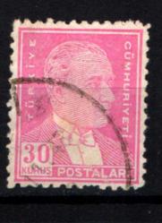 1933-1940 İkinci ATATURK Serisi 30 Kuruş (tp0561)
