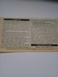 20 Şubat 2006-Orijinal Takvim Yaprağı-Doğum Günü-Söz,Nişan,Nikâh,Düğün ve Önemli Günler Hediyesi-ERAŞ Hizmet Takvimi-Ayet-Hadis(Birinci Cemre (Havaya))-Cemreler-Kalınbağırsak İltihabı-Çocuğunuza İsim:Tacettin,Tansu