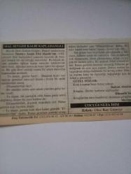 24 Şubat 2006-Orijinal Takvim Yaprağı-Doğum Günü-Söz,Nişan,Nikâh,Düğün ve Önemli Günler Hediyesi-ERAŞ Hizmet Takvimi-Ayet-Hadis(Trabzon'un Kurtuluşu (1918))-Mal Sevgisi Kalbi Kaplamamalı-Güzel Sözler--Çocuğunuza İsim:Utku,Ümmiye