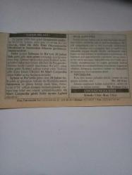 28 Şubat 2006-Orijinal Takvim Yaprağı-Doğum Günü-Söz,Nişan,Nikâh,Düğün ve Önemli Günler Hediyesi-ERAŞ Hizmet Takvimi-Ayet-Hadis(Sivil Savunma Günü)-Safer Hilali-Sivil Savunma-Vecizeler-Çocuğunuza İsim:Ufuk,Ülkü