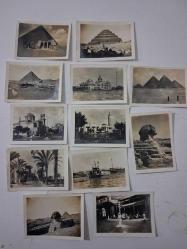 Mısır'dan muhtelif görünümler 12 Adet Siyah Beyaz FOTOĞRAF - 9/6.5 cm. ( 1960'lar ve öncesi dönem olabilir )