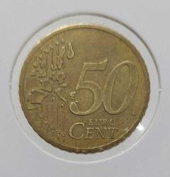 ALMANYA 2002-D 50 EURO CENT ORİJİNAL MADENİ PARASI 1LLL2R NADİRDİR