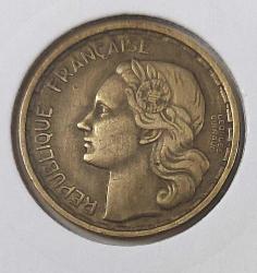 FRANSA 1950 20 FRANK ORİJİNAL MADENİ PARASI F2RR3 NADİRDİR