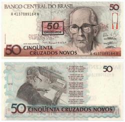 Brezilya 1990 Yılı 50 Yeni Cruzeiro Çil