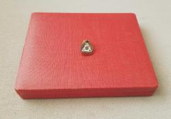 MACARİSTAN MASON ROZETİ - MADLYA   ( SICAK MİNELİ MODEL ) C3316