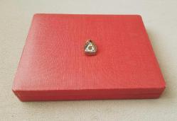 MACARİSTAN MASON ROZETİ - MADLYA   ( SICAK MİNELİ MODEL ) C3316