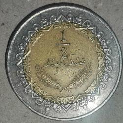 LİBYA  2004   1/2 DİNAR