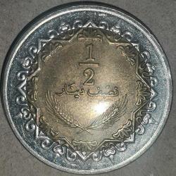 LİBYA  2004   1/2 DİNAR