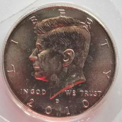 LOT.6 » SETTEN ÇIKMA  AMERİKA 2010 D   50 CENT YARIM DOLAR HALF DOLAR