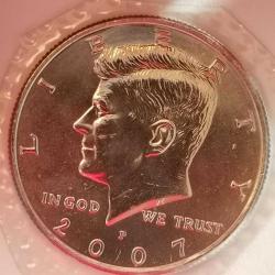 LOT.10 » SETTEN ÇIKMA  AMERİKA 2007 P    50 CENT  HALF DOLAR