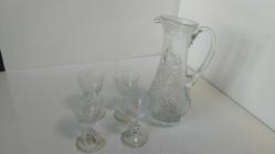 Kristal kesme likör takimi