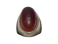 OSMANLI DÖNEMİ TEKKE İŞİ AKİK TAŞLI GÜMÜŞ YÜZÜK