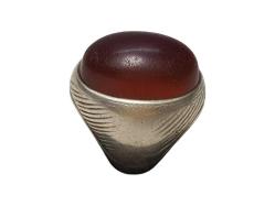 OSMANLI DÖNEMİ TEKKE İŞİ AKİK TAŞLI GÜMÜŞ YÜZÜK