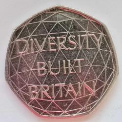 İNGİLTERE 2020  50 PENCE  HATIRA British Diversity