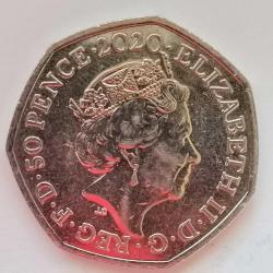 İNGİLTERE 2020  50 PENCE  HATIRA British Diversity