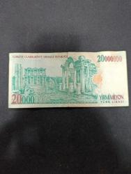 7 EMİSYON DEĞERLİ A SERİSİ SERİ SONU A90 ÇÇT KONDİSYONDA 20000000 LİRA