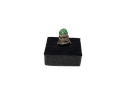 OSMANLI DÖNEMİ TEKKE İŞİ GÜMÜŞ YÜZÜK