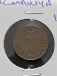 1934 YILI ALMAN İMPARATORLUĞU REICH DÖNEM ÇİL KONDİSYONDA 1 FENNIG