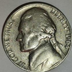 AMERİKA  1964  5 CENT