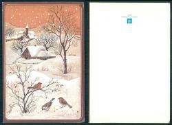 Yabancı Kış Konulu Kartpostal, Kullanılmamış
