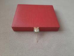 SOVYET DÖNEMİ MACARİSTAN BELKER ALAYI  20.YIL ASKERİ MUHAFIZ ROZETİ - MADALYA ( SICAK MİNELİ MODEL ) C3366