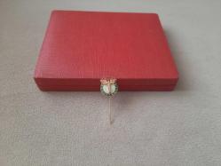 SOVYET DÖNEMİ MACARİSTAN BELKER ALAYI  20.YIL ASKERİ MUHAFIZ ROZETİ - MADALYA ( SICAK MİNELİ MODEL ) C3366